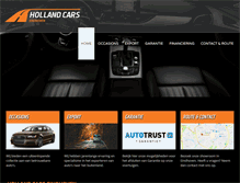 Tablet Screenshot of holland-cars.nl